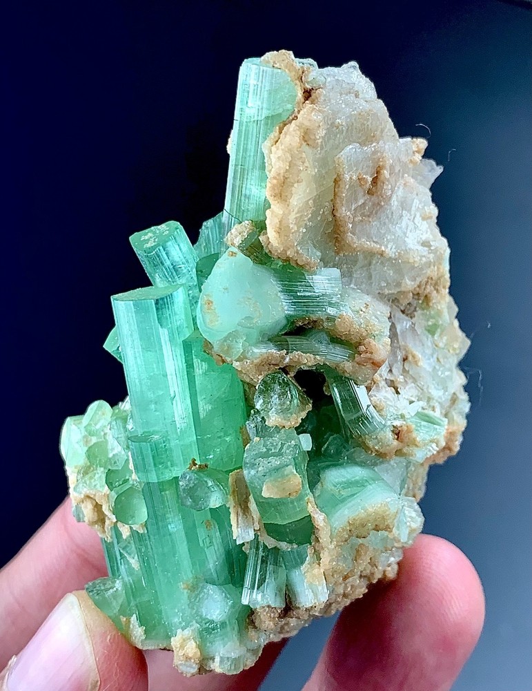 78 Gram Bunch Of Tourmaline Crystal With Kunzite Bunch Specimen from Afghanistan