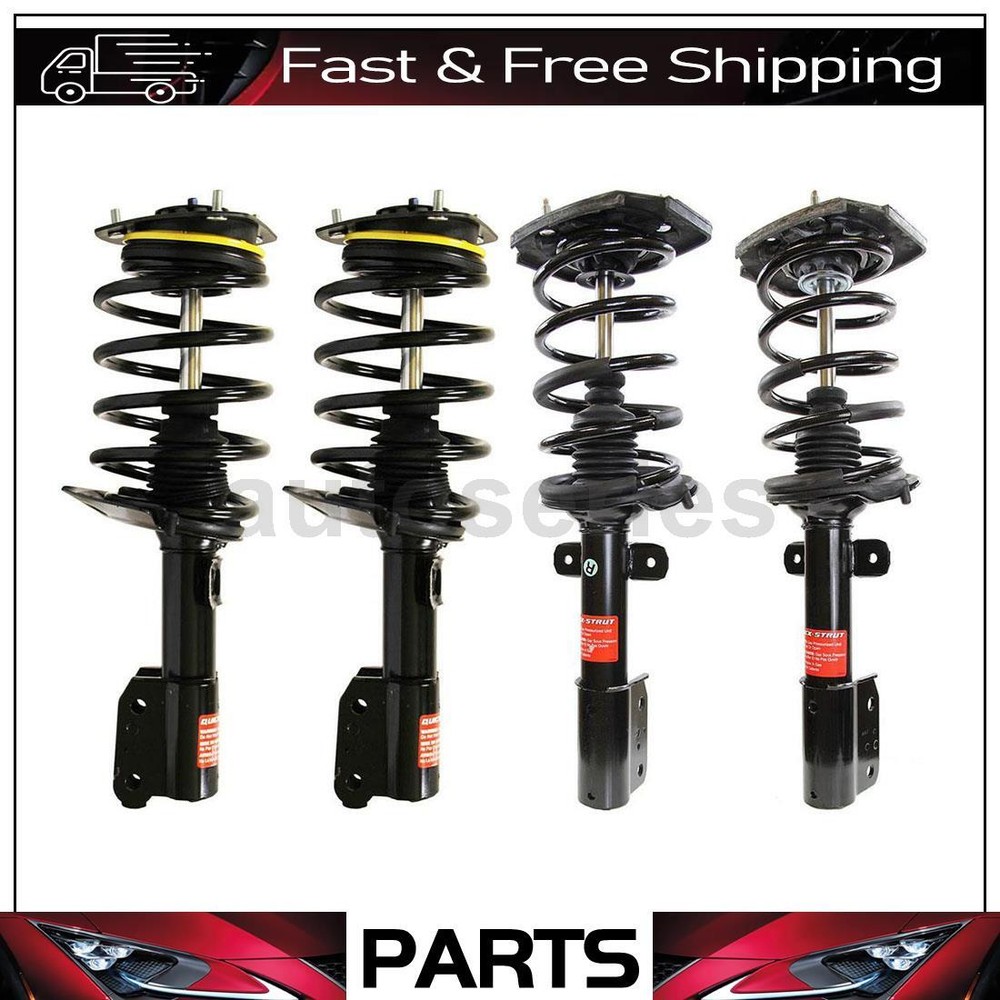 4 Front Complete Loaded Strut Coil Springs For Pontiac Grand Prix 2004