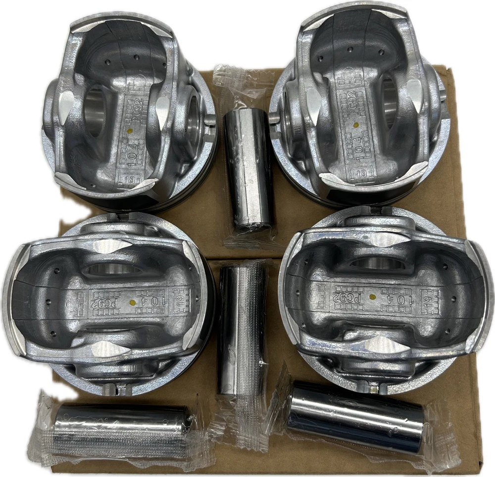 4x STD-AA Piston & Ring Kit Fit For 2016-2021 Hyundai Kia 1.6L TURBO ~