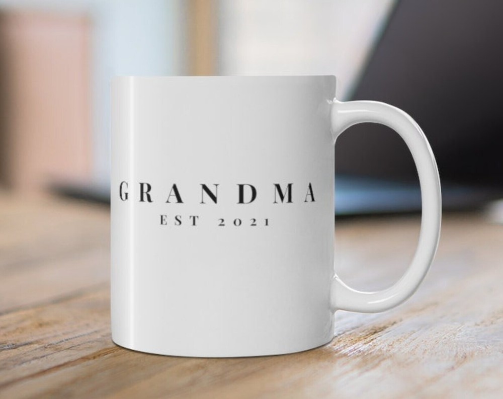 Grandma Est 2021 Mug Mom Gift Grandma Mug Grandma Gift Baby Announcement Mug