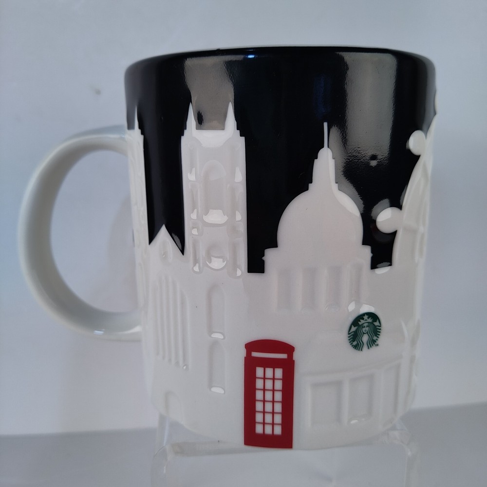 STARBUCKS London UK City Series Relief 16 oz Coffee Mug 2011