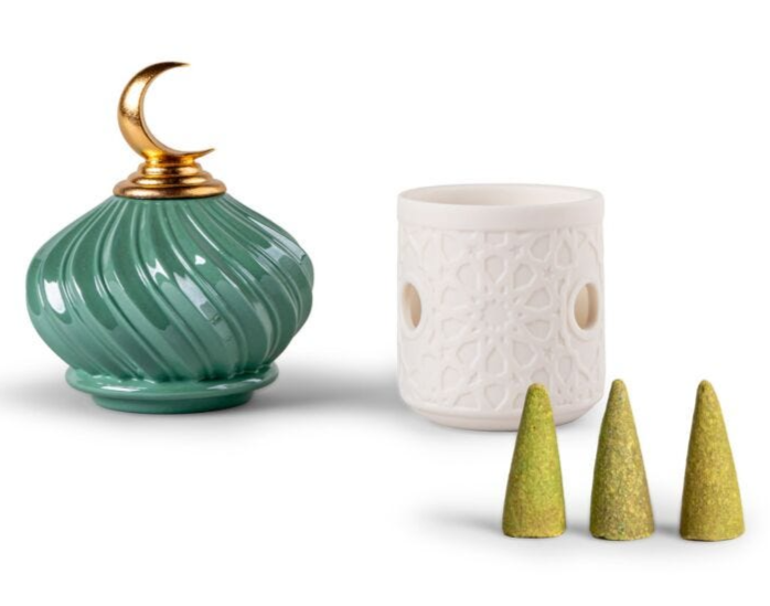 Lladro Diffuser Majestic Nights Incense Handmade Porcelain 01040308