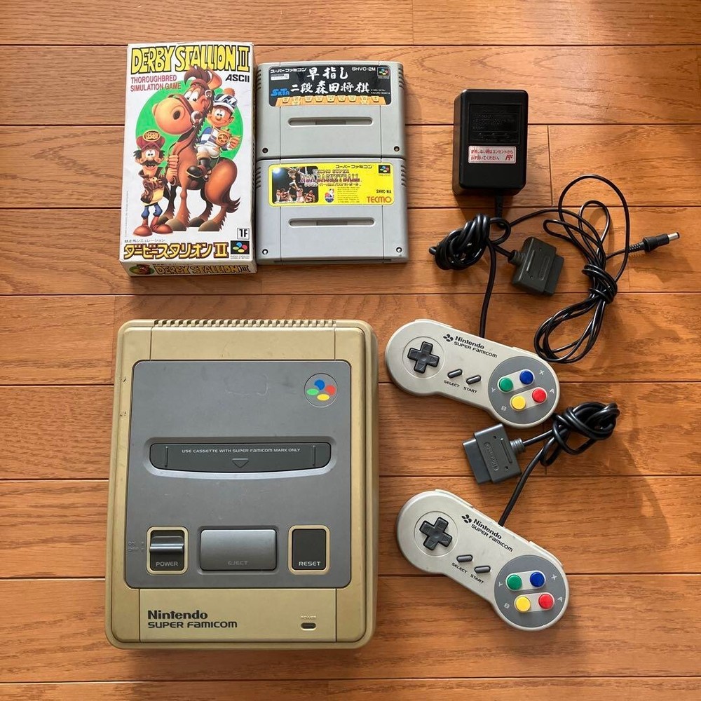 【Limited-time price reduction】Nintendo Super Famicom console & games, untested.-image