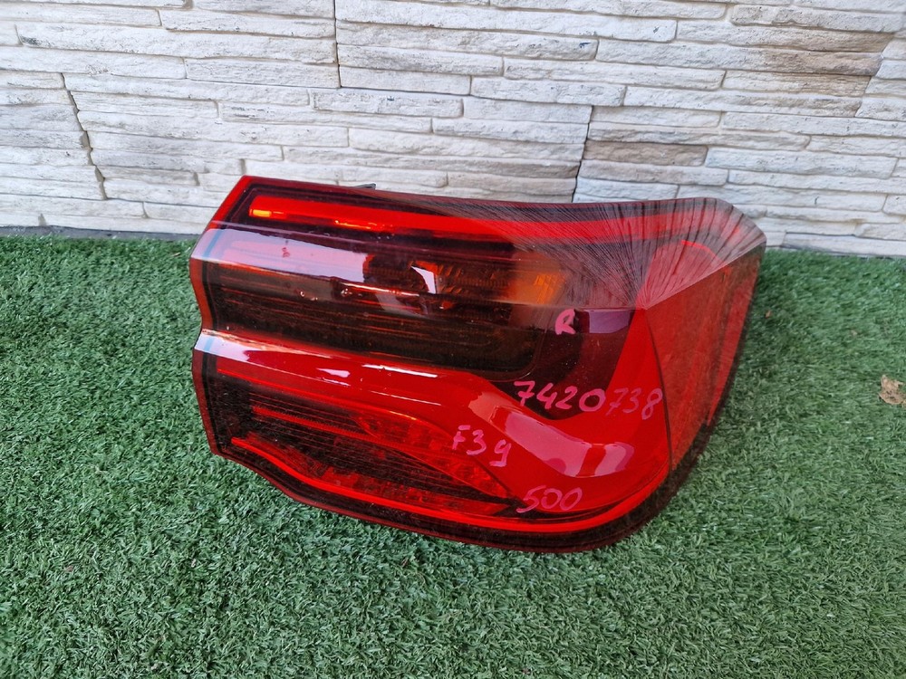 BMW X2 F39 Rear Lamp Tail Light Right 7420738 LHD OE Genuine Part Used