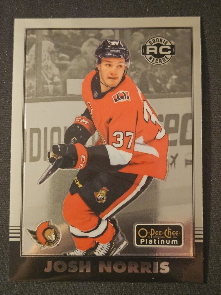20-21 OPC Platinum Josh Norris Retro Marquee Rookie 🚨🚨🚨 Ottawa Senators