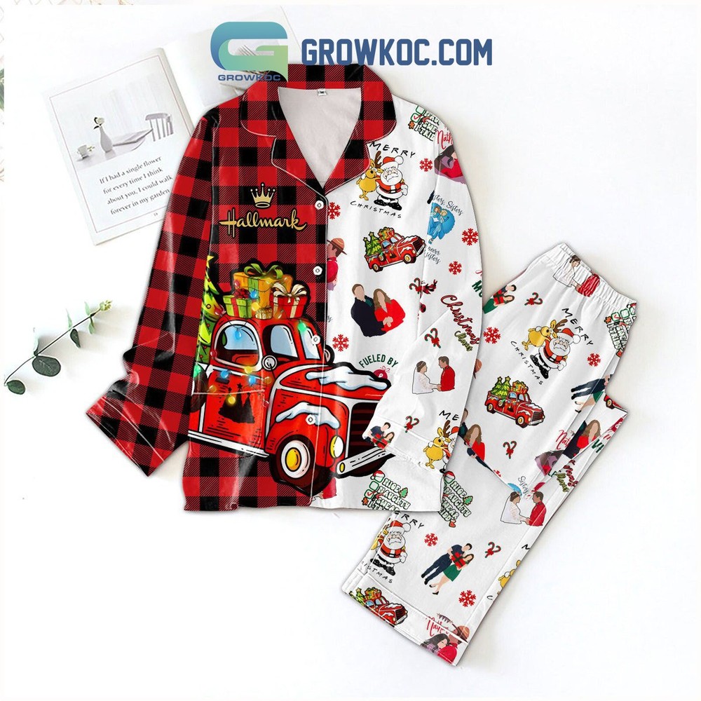 Hallmark Santa Claus Christmas Pajama Set for Holiday Comfort