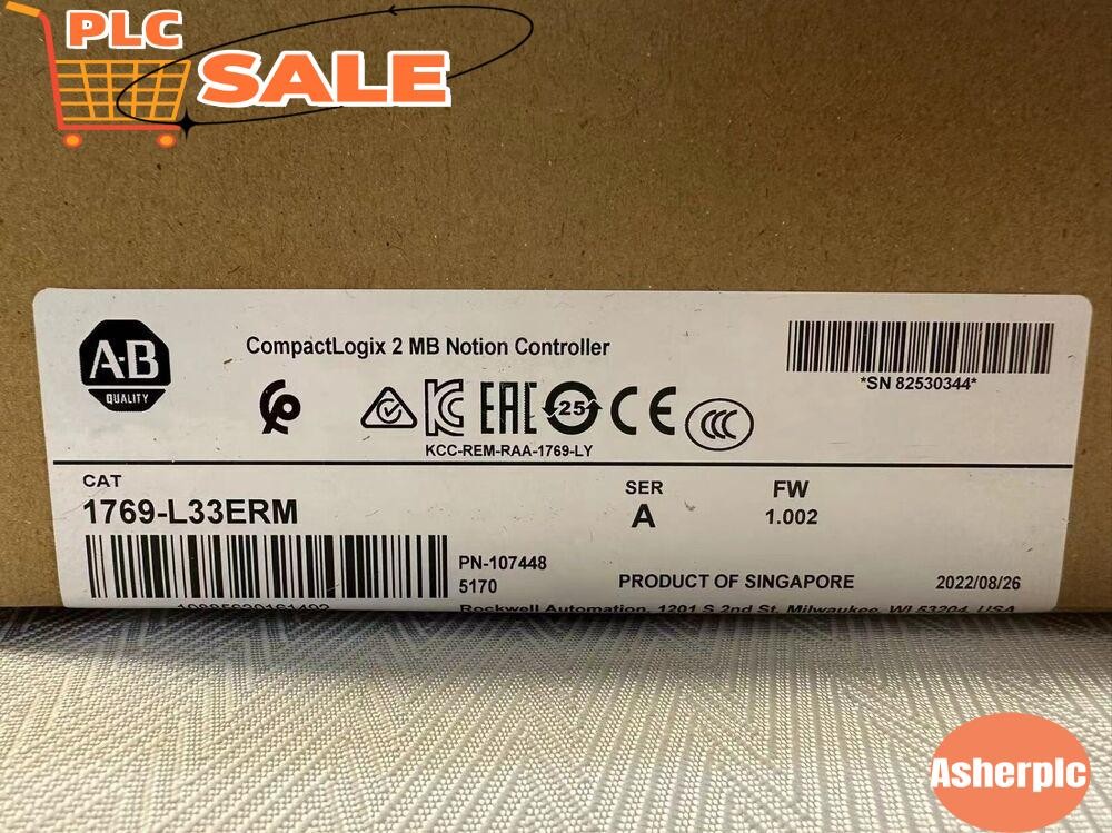 AB 1769-L33ERM SER A NEW Allen-Bradley CompactLogix 2 MB Motion Controller US