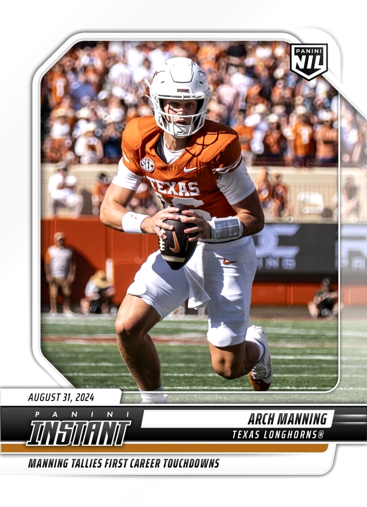 Presale ARCH MANNING TEXAS LONGHORNS 2024 Panini GRADED GEM-MT 10 CARD #AMA-image