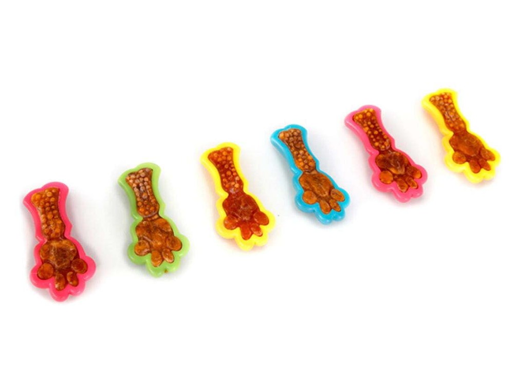 Dog Chew Toy and Bacon Flavored Treat, 6 Pack