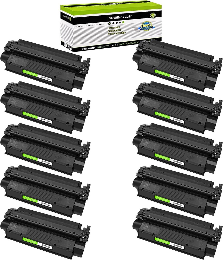 10PK GREENCYCLE X25 Black Toner for Canon MF3240 MF5530 MF5550 Printers