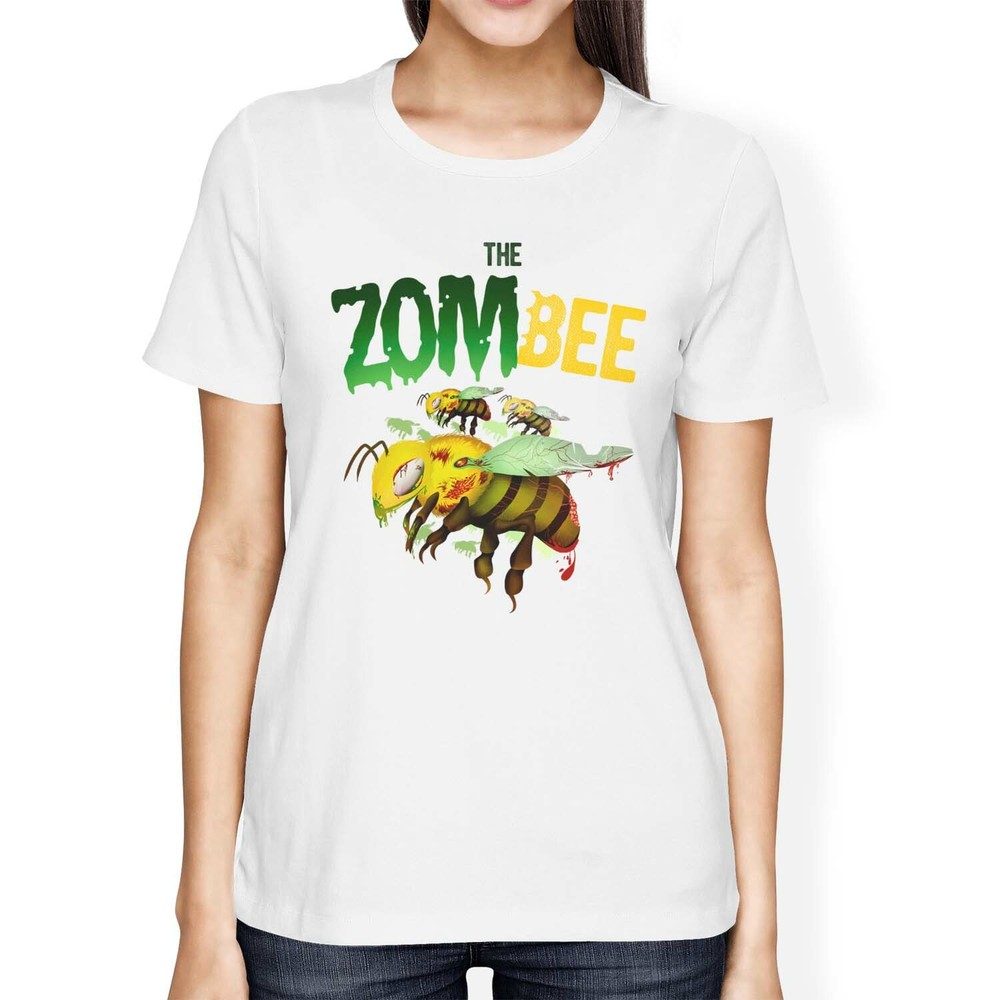 1Tee Womens Loose Fit Zombee Bee T-Shirt