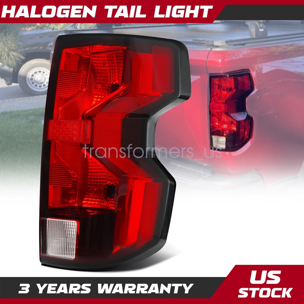 For 2023-2025 Chevy Colorado WT/ LT/ Trail Boss Halogen Tail Light W/Bulb Right