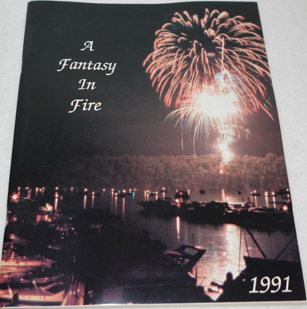 A Fantasy In Fire 1991 Fireworks Display Fire Art Corporation Rare Publication