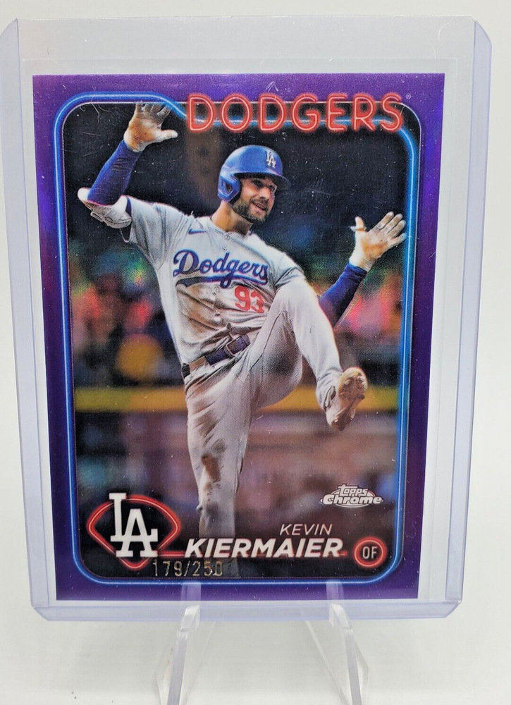 2024 Topps Chrome Update Series - Purple Refractor #USC191 Kevin Kiermaier /250