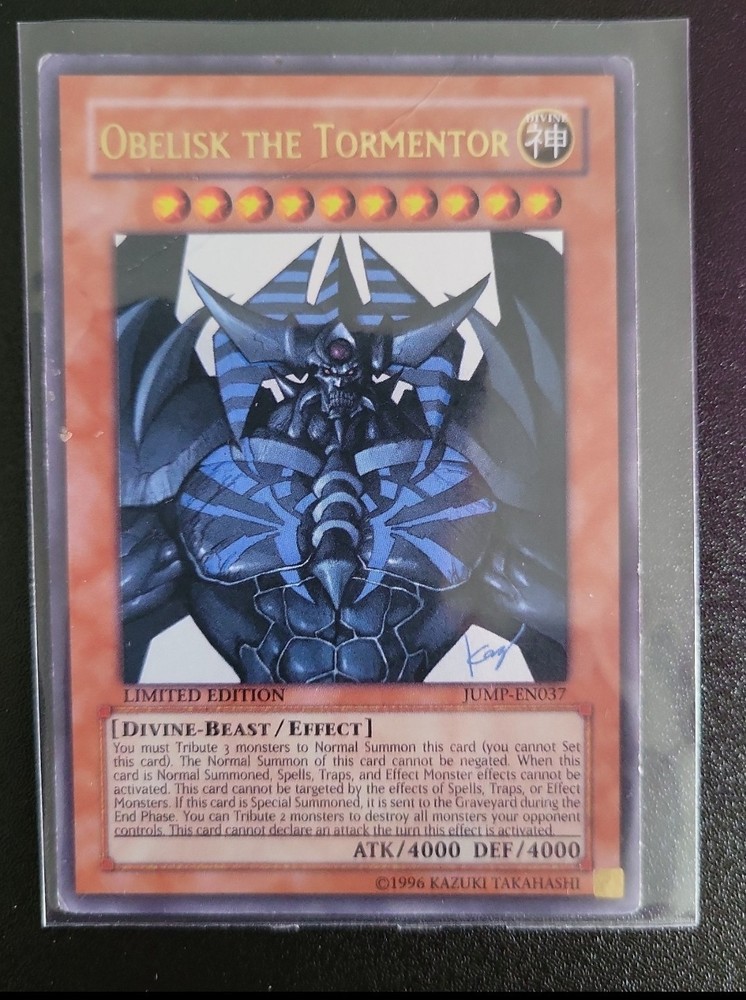 Obelisk the Tormentor JUMP-EN037 Limited Edition Shonen Jump Promo Card