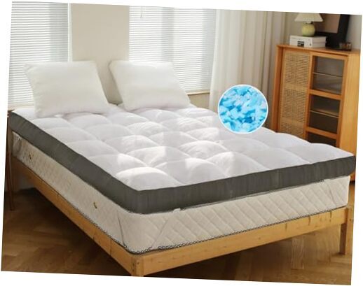 3 Inch Memory Foam Mattress Topper Queen Size Memory Foam Queen (80x60x3 Inch)