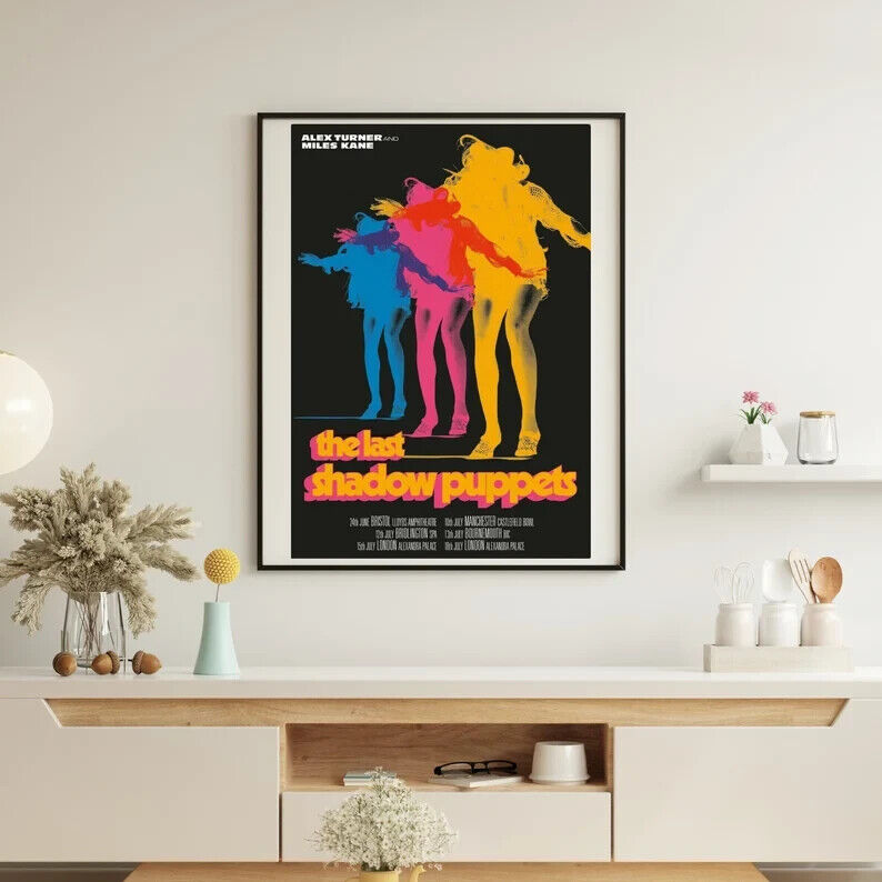 The Last Shadow Puppets Concert Poster, Vintage Unique, Classic Rock Poster