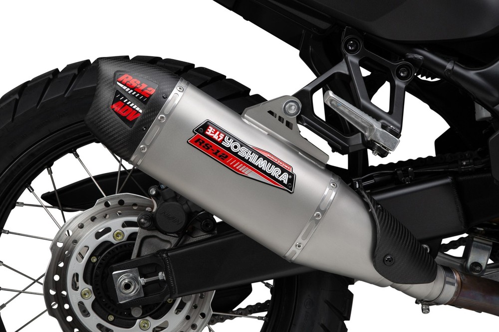 Yoshimura RS-12 Slip-On Exhaust S.S. For 24-25 Honda XL750 Transalp 12755BS520