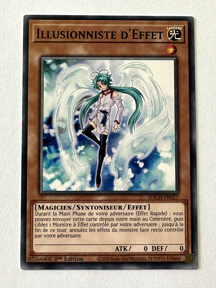 Yu-Gi-Oh Card - Effect Illusionist - SDCH-FR017 - New - FR
