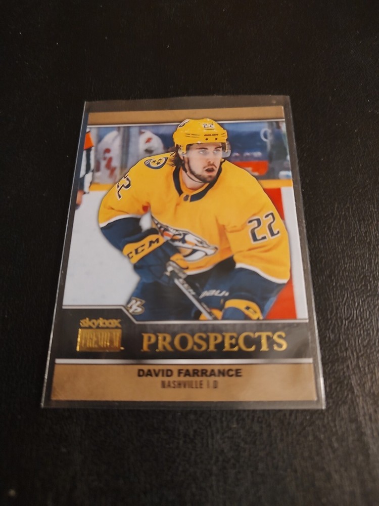 2021-22 Skybox Metal Universe - Premium Prospects Sapphire #PP-22 David Farrance
