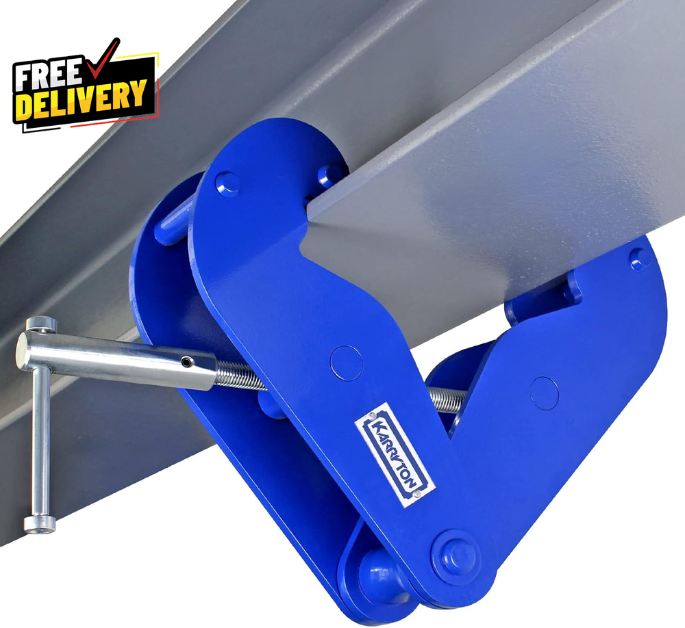 Beam Clamp 5 Ton 11000Lb Heavy-Duty I-Beam Lifting Clamp with Hoist…