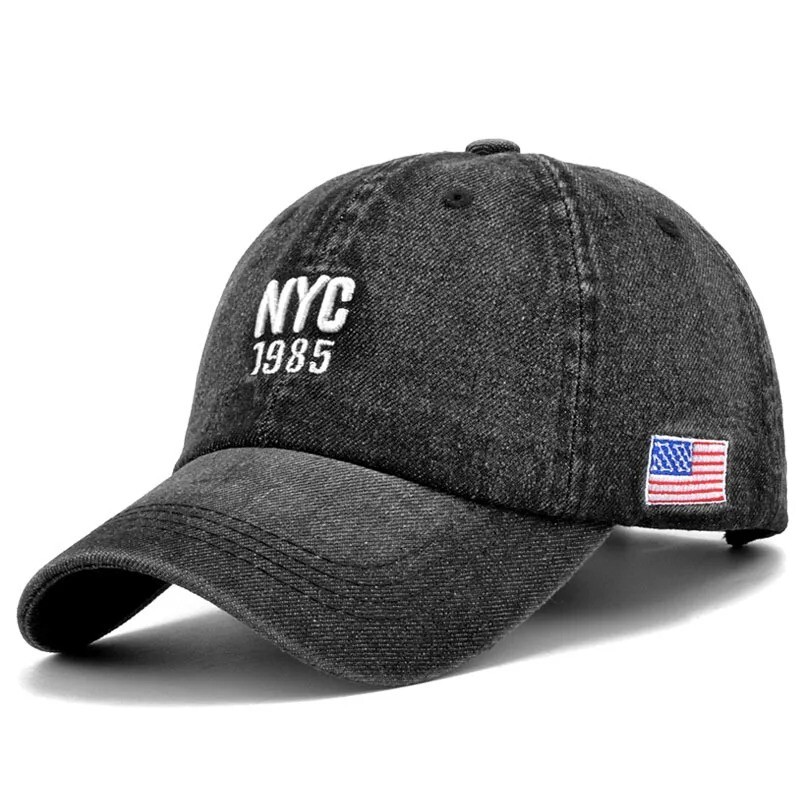 Denim Baseball Cap Embroidery Letter Jeans Hat Casquette Sports  Unisex hats