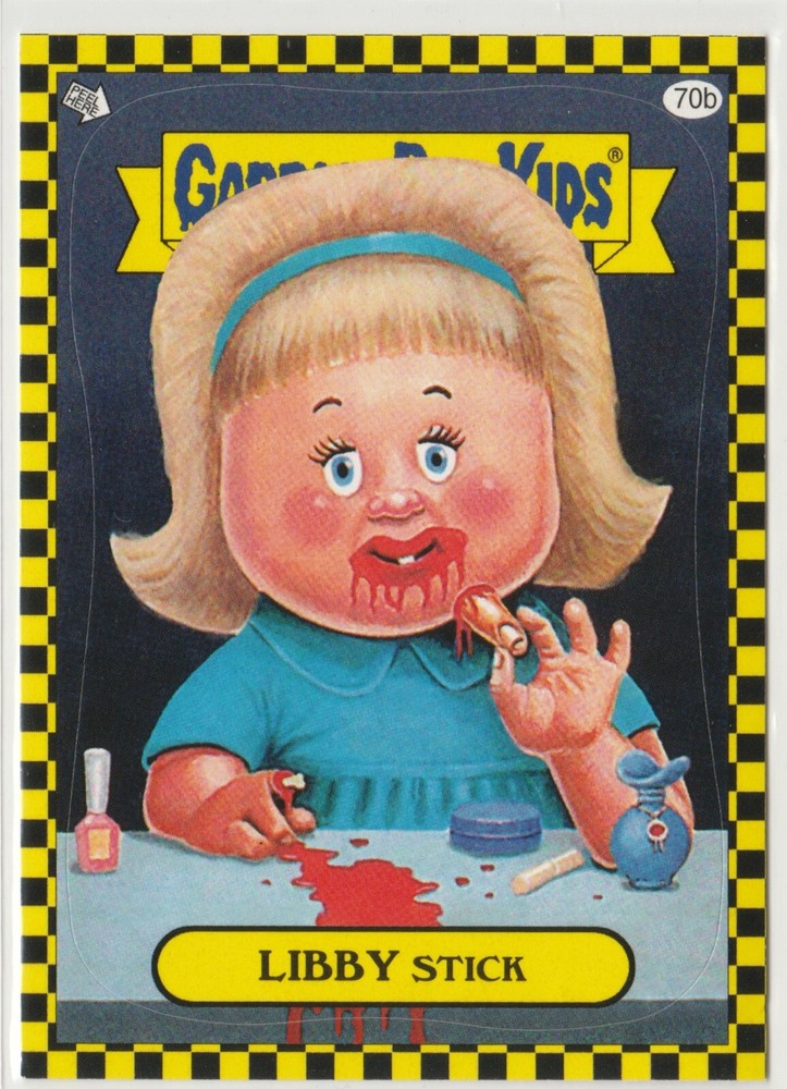 Lost Libby Stick #70b Garbage Pail Kids GPK 2010 Flashback Series 1 FB1