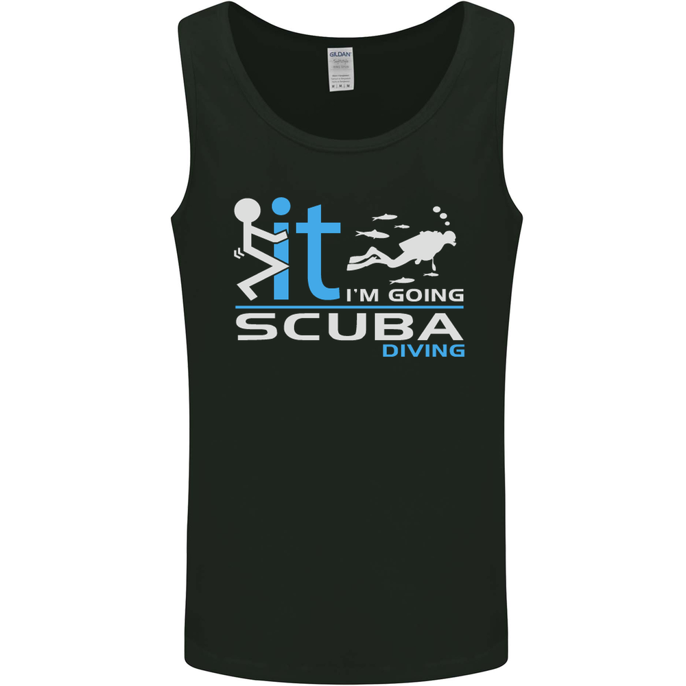 Fook It Im Going Scuba Diving Diver Funny Mens Vest Tank Top