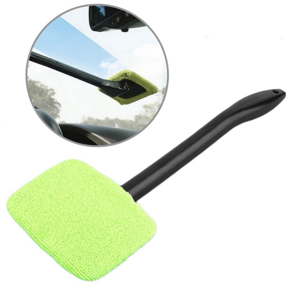 Handheld Green Windshield Easy Cleaner Tool Microfiber wipe Car Home Window