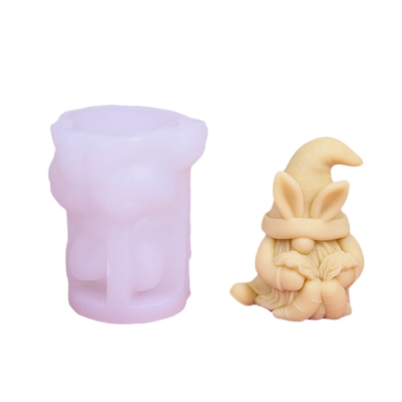 Silicone Molds 3D Easters Gnomes Mould Plasters Molds Epoxy Resin Molds