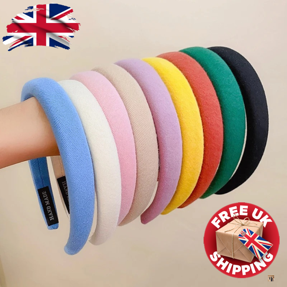 Wide Soft Headband | Alice Band Hair Bands for Women | UK
