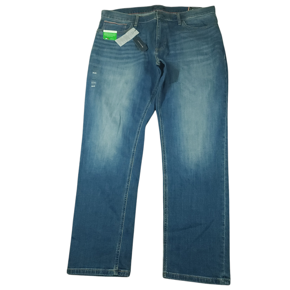 Tommy Hilfiger Jeans 36x32 Mens Stretch Straight Baggy Mid Rise Recycled Cotton
