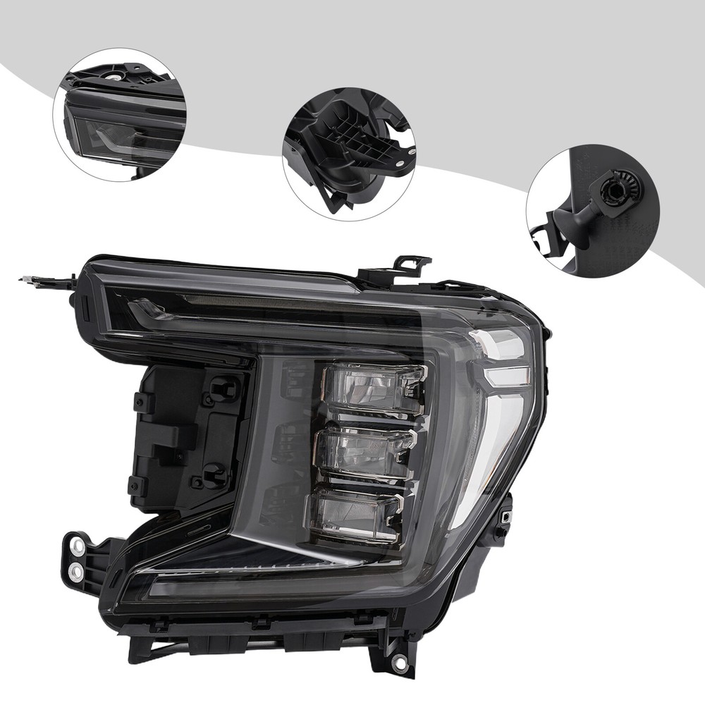 LED Headlight Left Headlamp Driver Side Fits 2021 22 2023 GMC Yukon (XL) SLE SLT