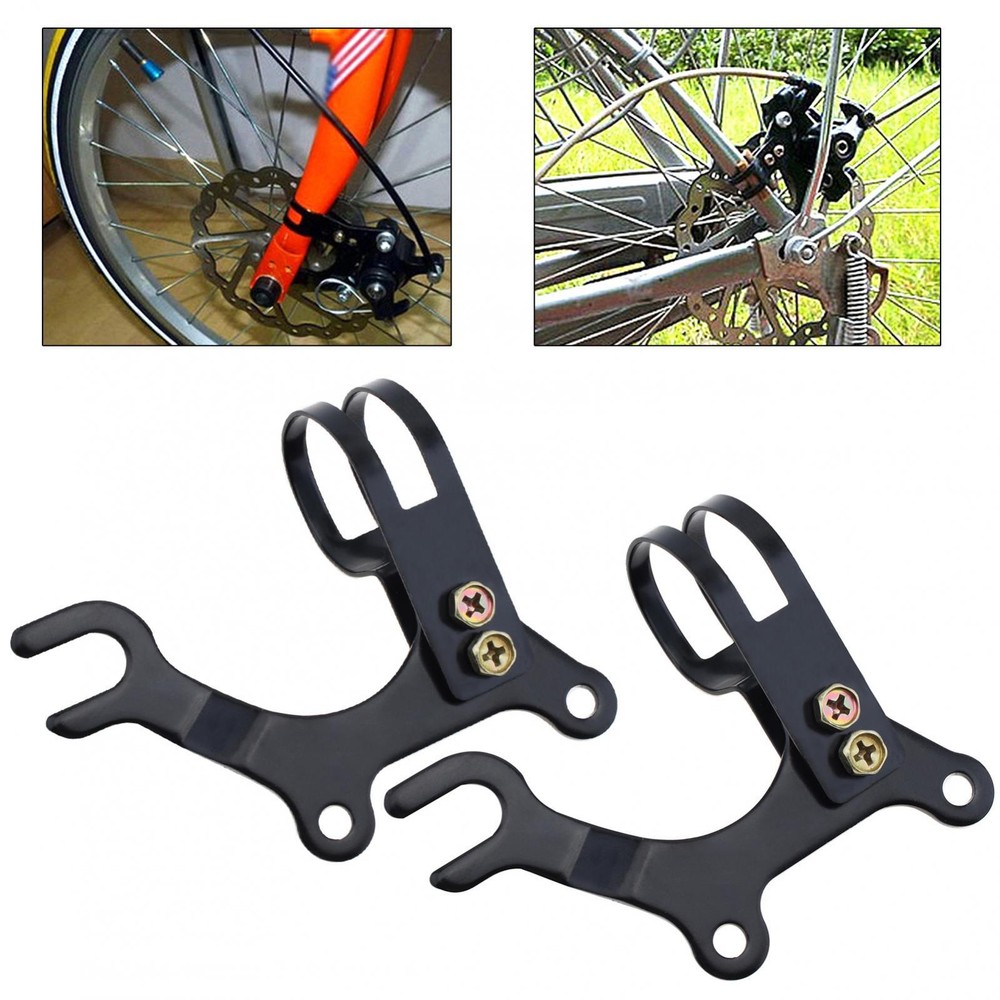 2 Adjustable MTB Bike Disc Brake Bracket Converter Frame Adapter Mounting Holder