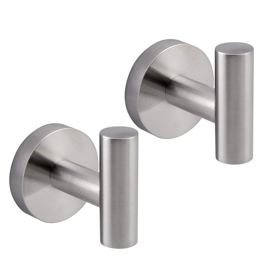 SUS 304 Stainless Steel Single Bathroom Towel Hook for Robe and Clothes