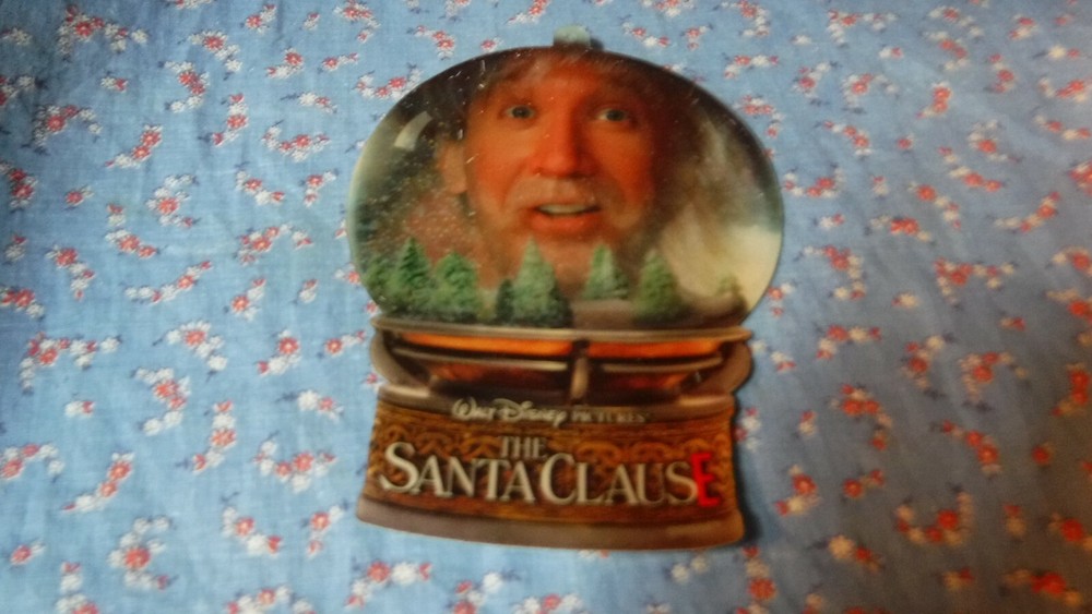 Walt Disney Pictures The Santa Clause 3D Renticular Ornament  With Without Beard