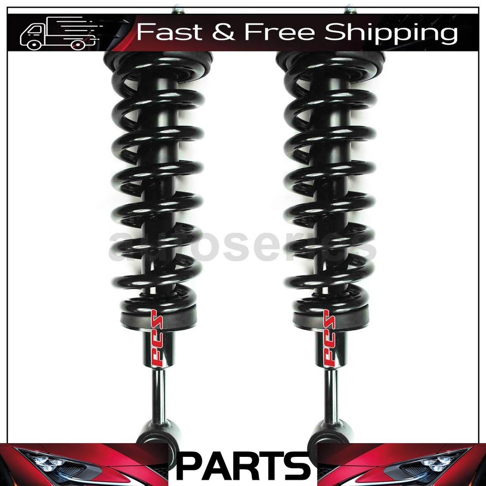 2 Front Strut and Coil Spring Fits 2004 Ford F-150 2005 Ford F-150