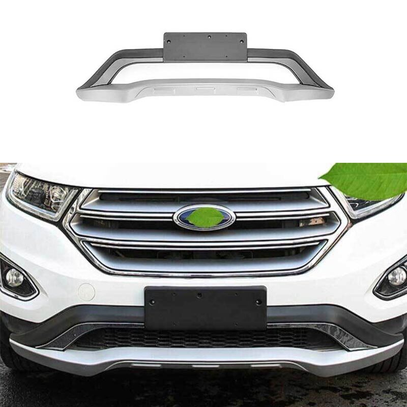 1PCS For Ford Edge Paint Silver Front Bumper Diffuser Board Guard B 2015-2018