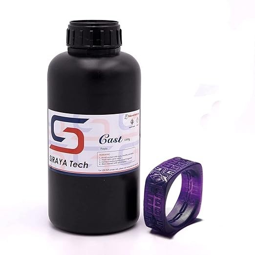 Siraya Tech Cast 3D Printer Resin – Castable UV-Curing LCD Resin for Easy Printing