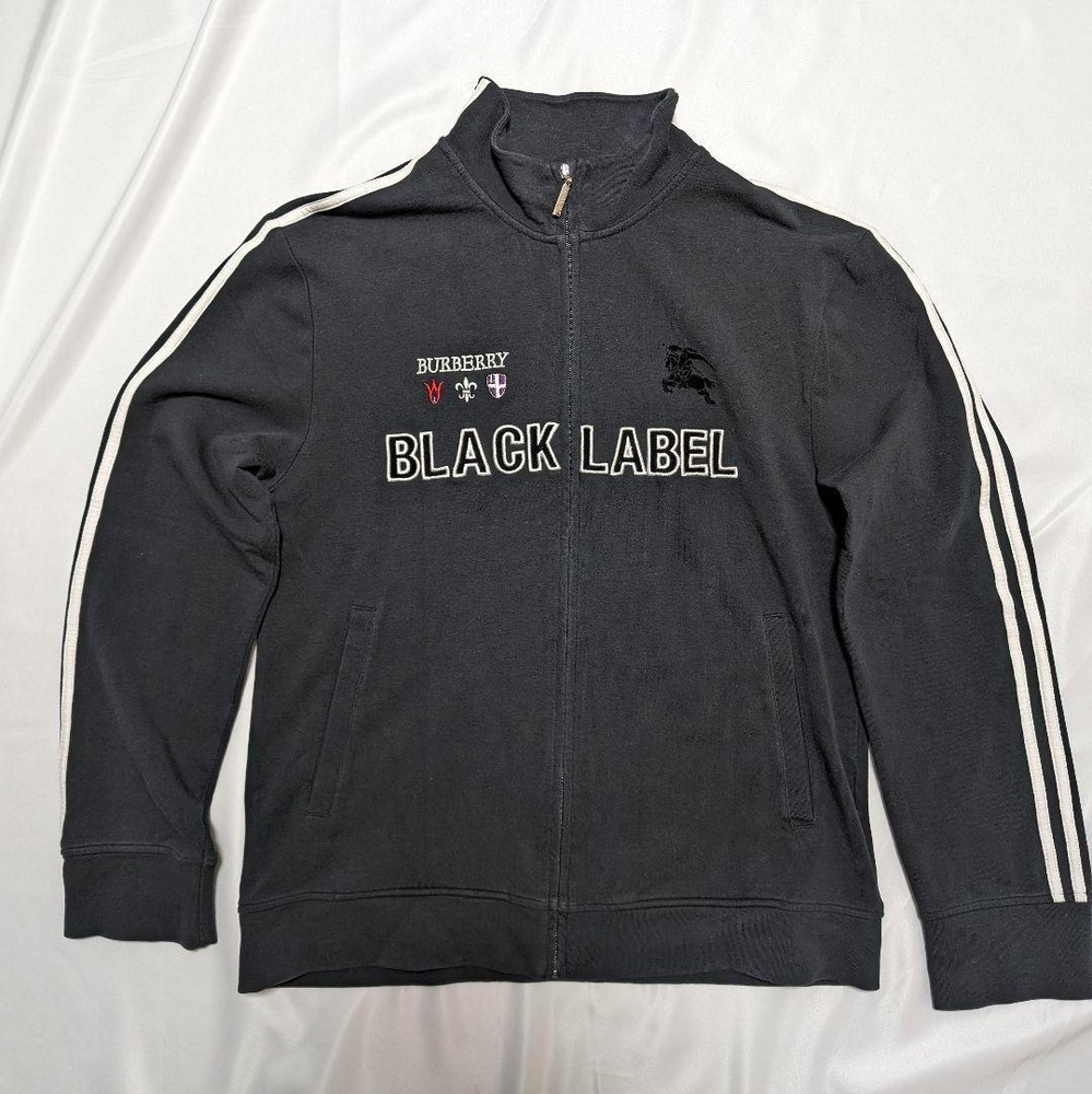Burberry Black Label Track Jacket Black Size 2 M F/S from Japan