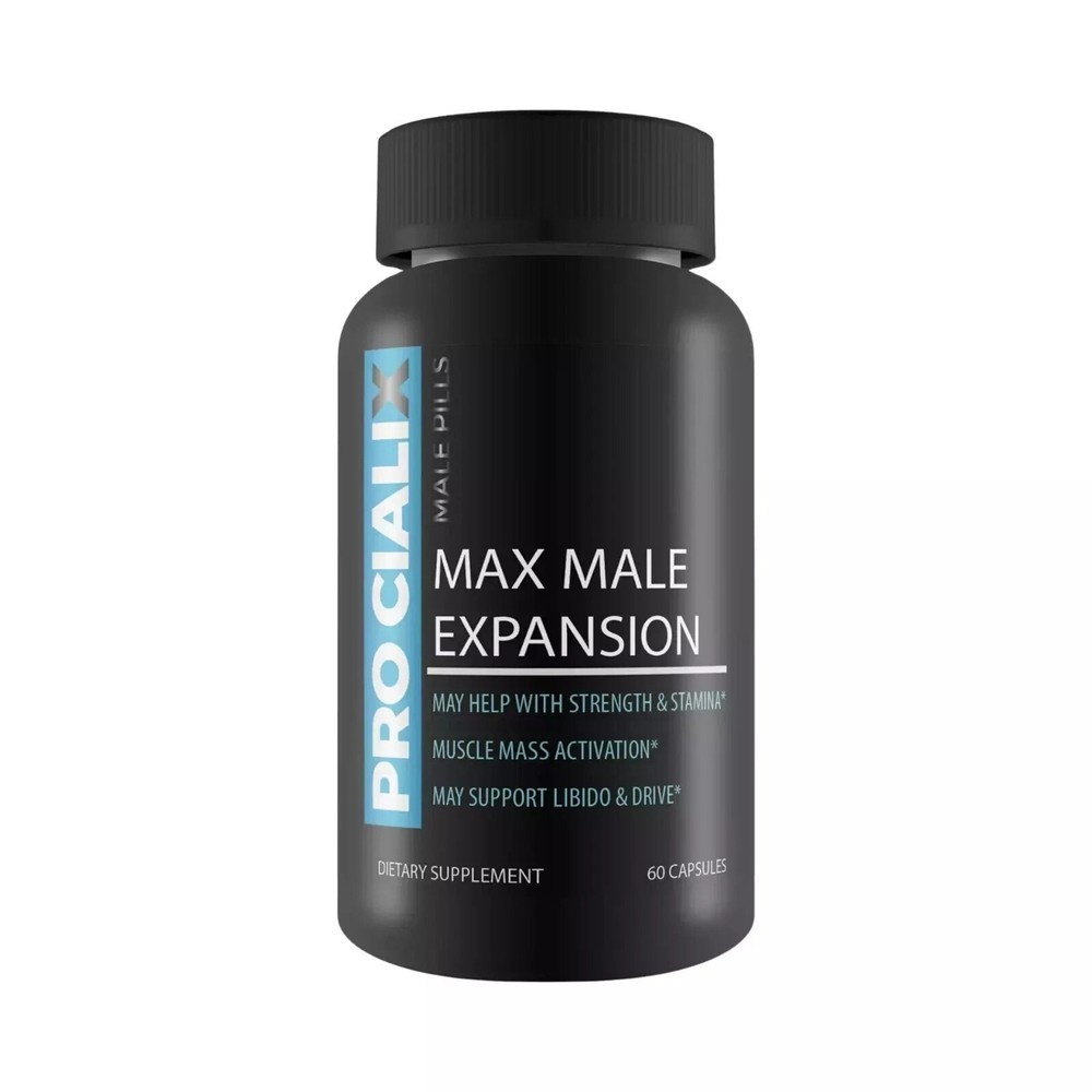 Pro Cialix Capsules, All Natural Male Supplement - 60 Capsules