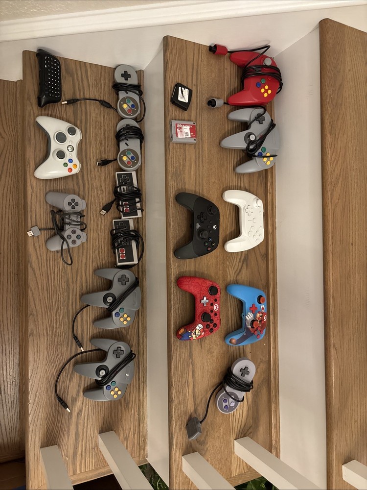 Assorted Controller Lot (N64, Retro, PC, Xbox elite, Retrofighters, Switch) [D1]