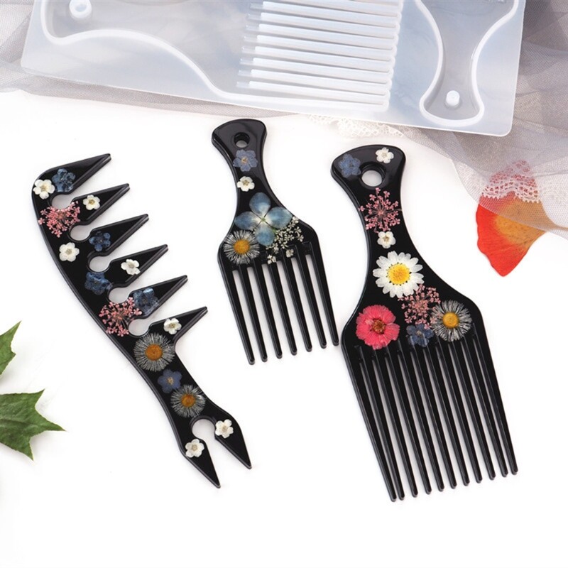 Resin Comb Silicone Mold for DIY Crystal Crafting