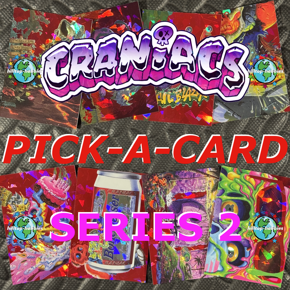 2025 Craniacs Series 2 Pick-a-Card Red Crystal 1-25 Joe Simko Cracked Ice Edition