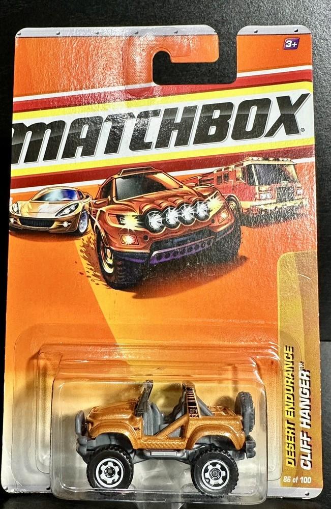 2009 Matchbox,Desert Endurance,Cliff Hanger,#86 of 100,New In Package,toy Car