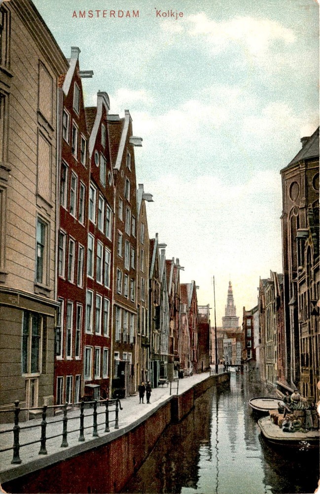 AMSTERDAM, Kolkje, Dr. Trenkler Co., Leipzig, Postcard