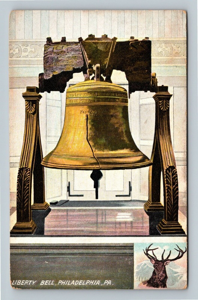 Philadelphia PA, Liberty Bell, Pennsylvania c1911 Vintage Postcard