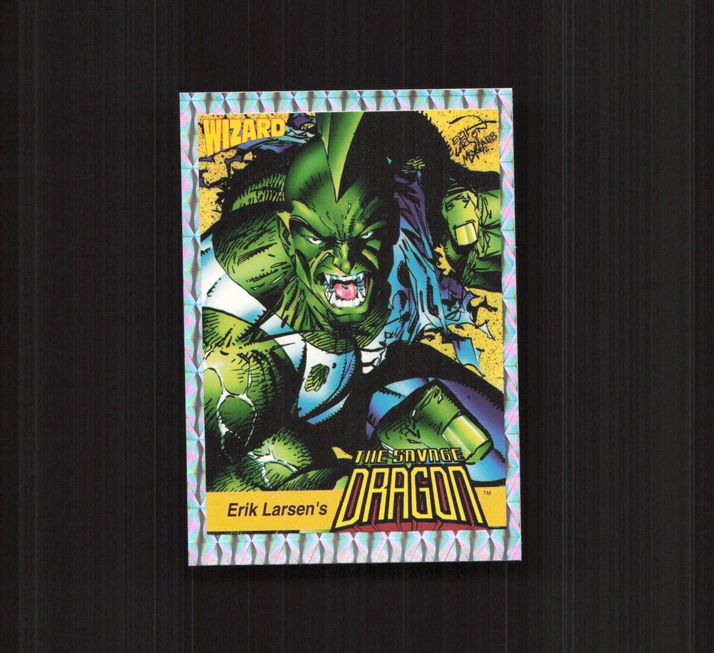 1992 Wizard Magazine Series 1 - #3 The Savage Dragon Prismatic Border (400792)