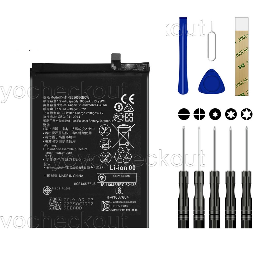 For   Honor 8X JSN-L22 Replace Battery HB386590ECWTool