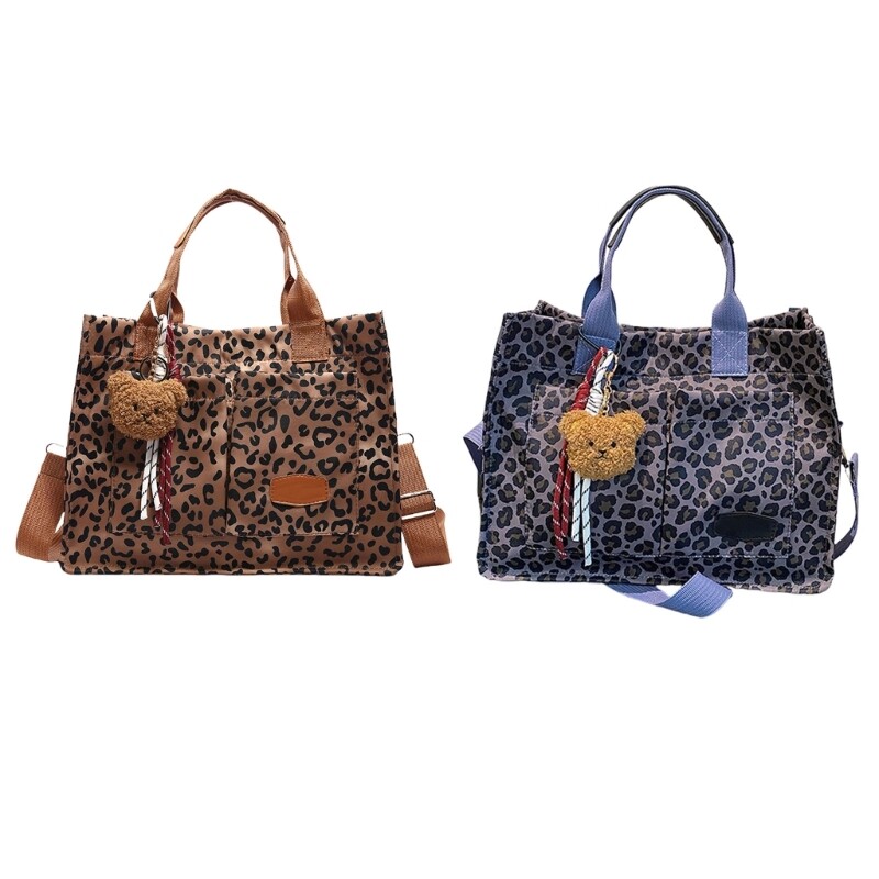 Women Top Handle Bag Casual Shoulder Bag Canvas Crossbody Bag Handbag